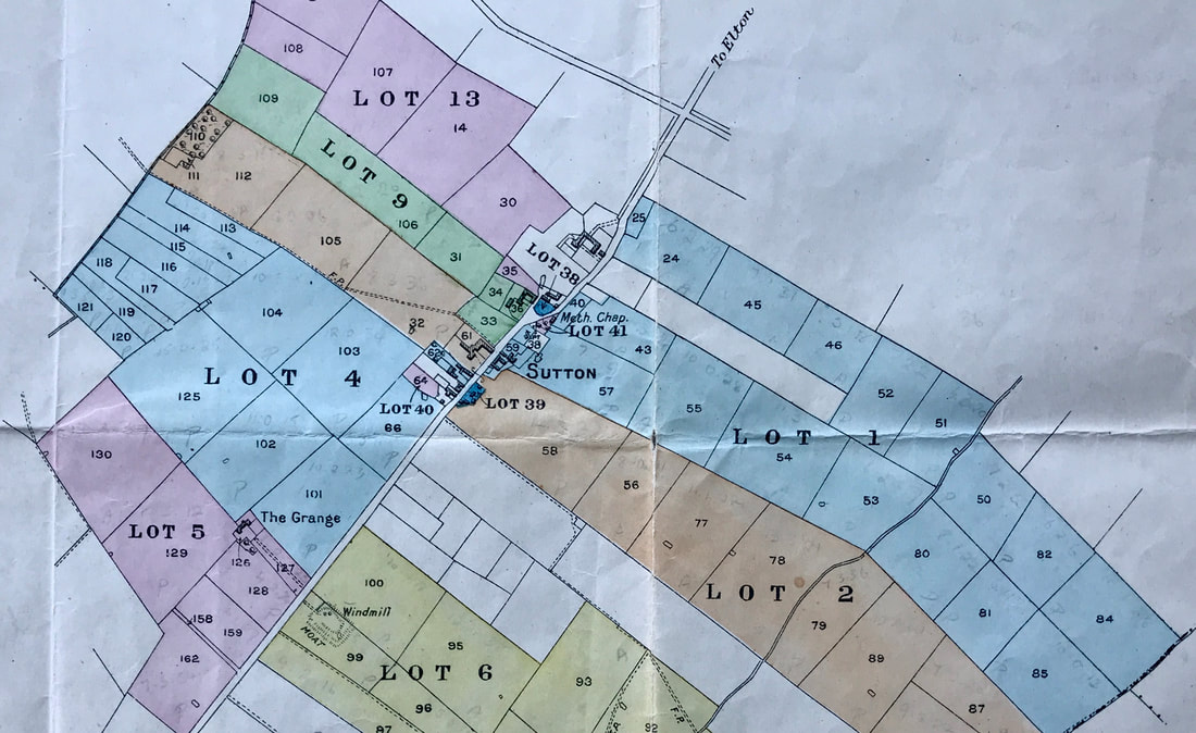 Belvoir Estate Sale 1920, Map 1, Sutton