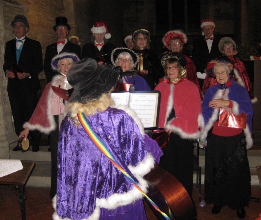photograph of granby and sutton singers Christmas concert
