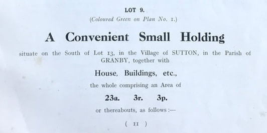 Details of Lot 9, Sutton